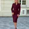 Krótki żakiet damski retro Victoria z ołówkową sukienką Gloria